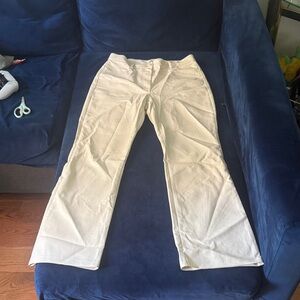 Wilfred Off-White Leather Pants
